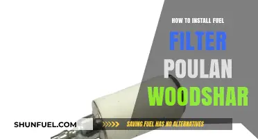 Fuel Filter Installation Guide for Poulan Woodshark