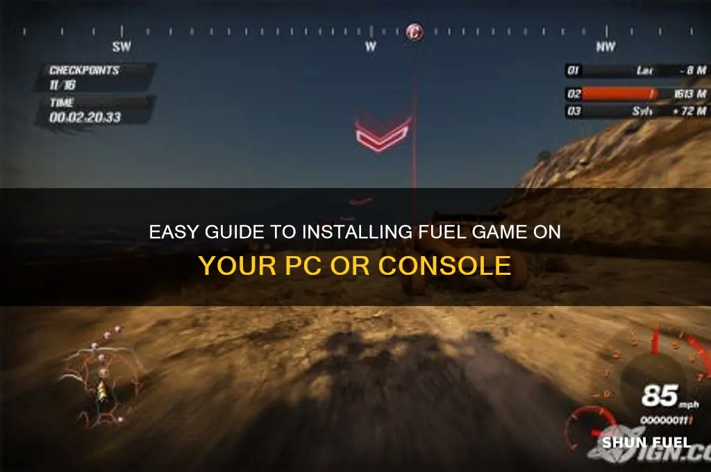 how to install fuel game