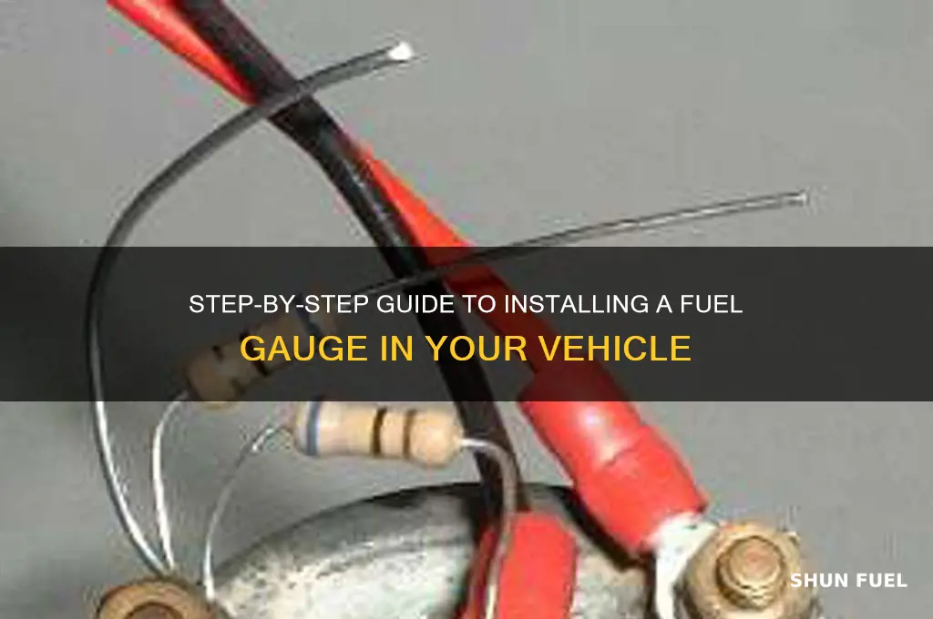 how to install fuel gauge
