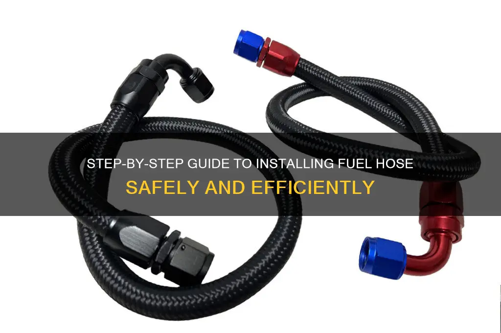 how to install fuel hose
