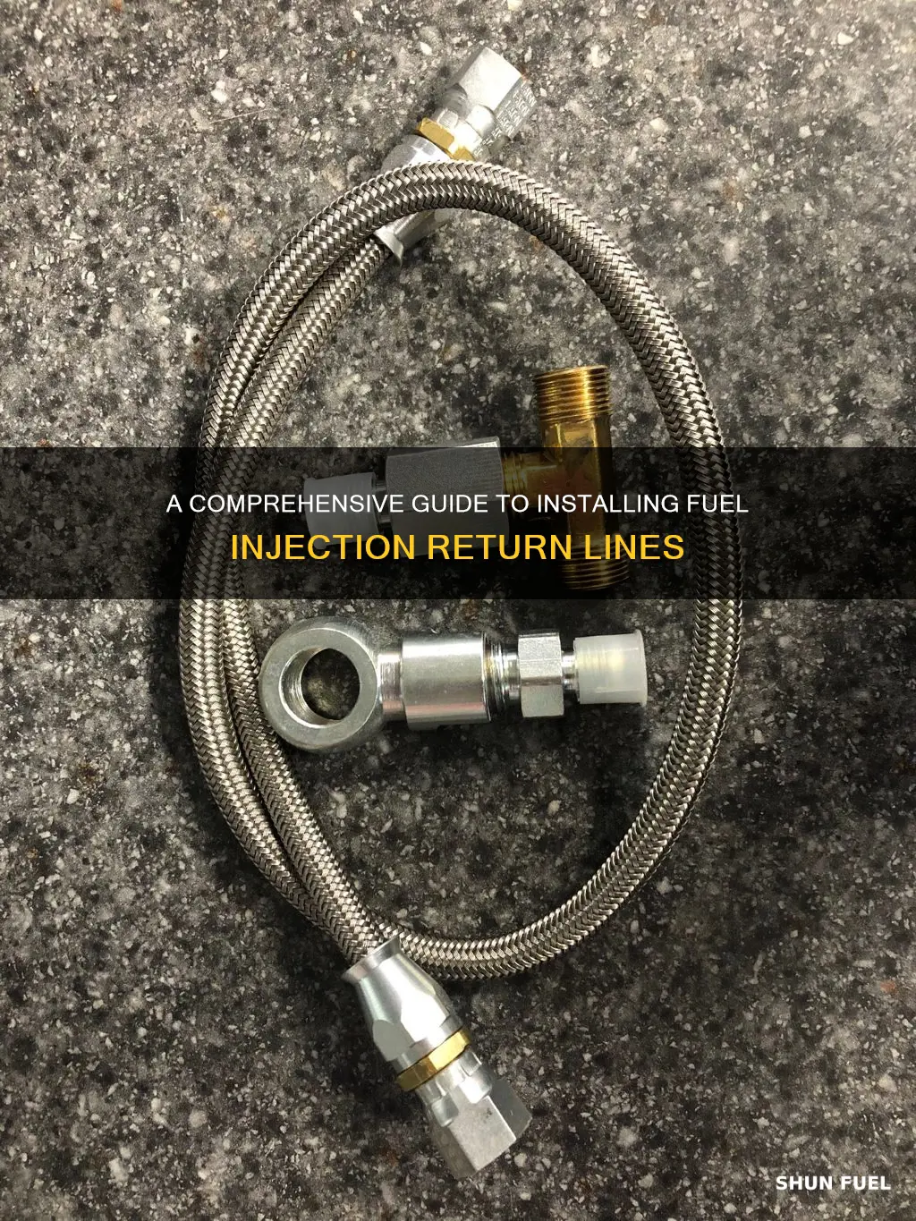 how to install fuel injection return line