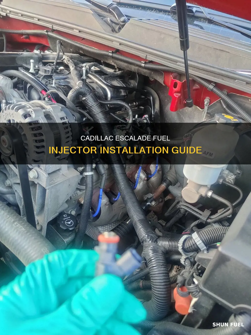 how to install fuel injector 2008 cadillac escalade