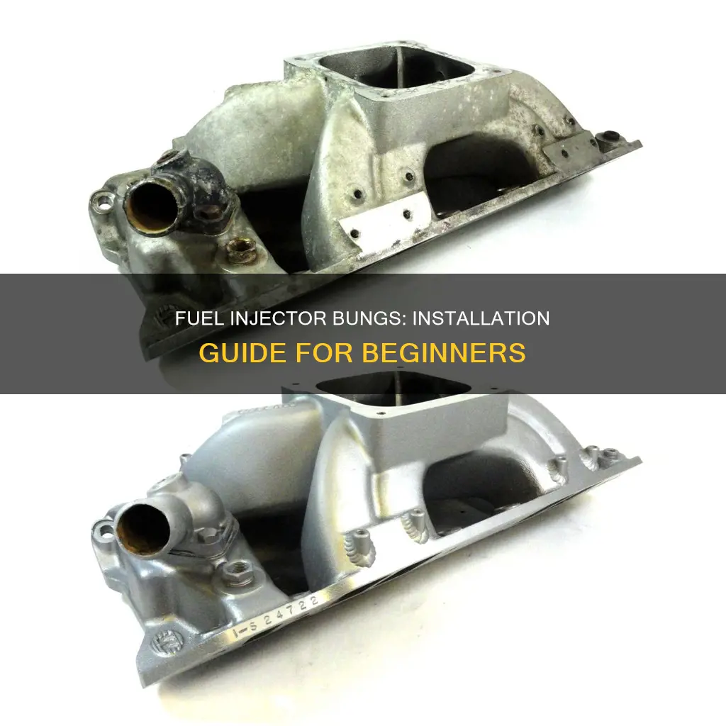 how to install fuel injector bungs