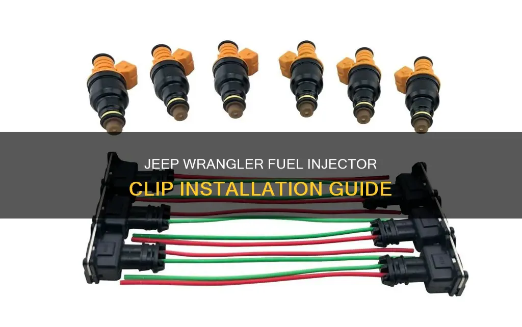 how to install fuel injector clip on 04 jeep wrangler