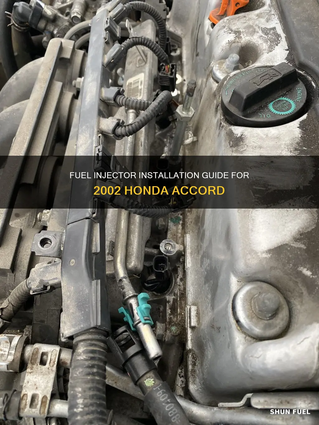 how to install fuel injector honda accord 2002