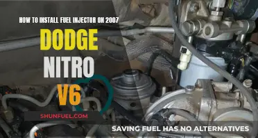 Installing Fuel Injectors: 2007 Dodge Nitro V6 Guide