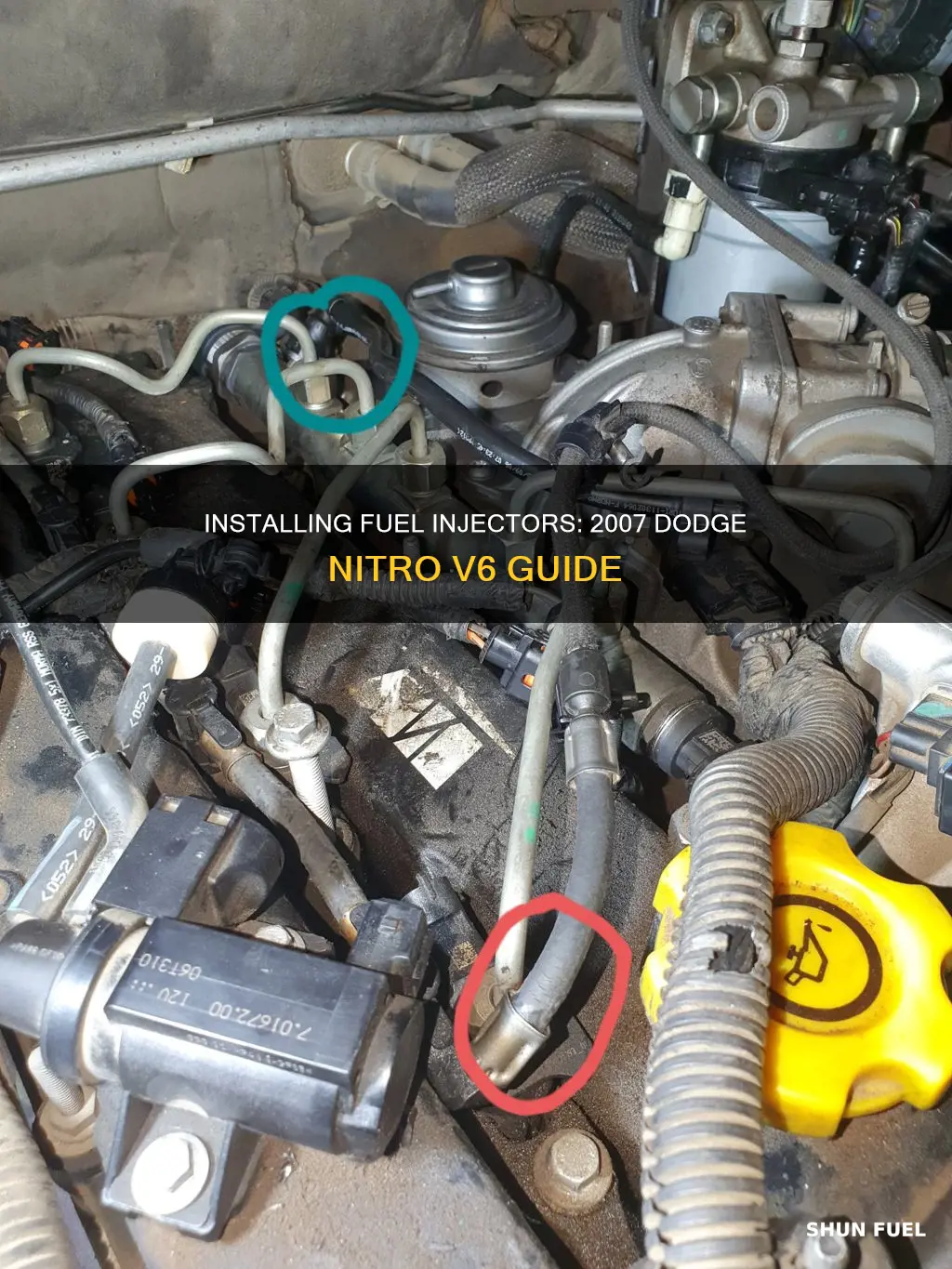how to install fuel injector on 2007 dodge nitro v6