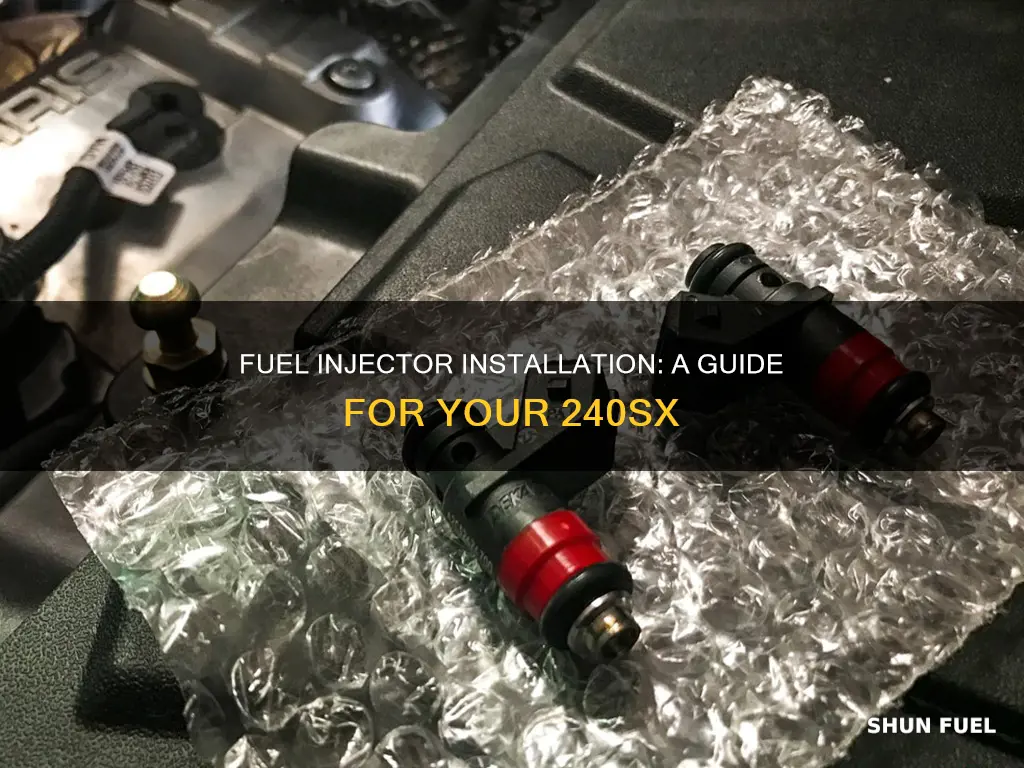 how to install fuel injectors 240sx