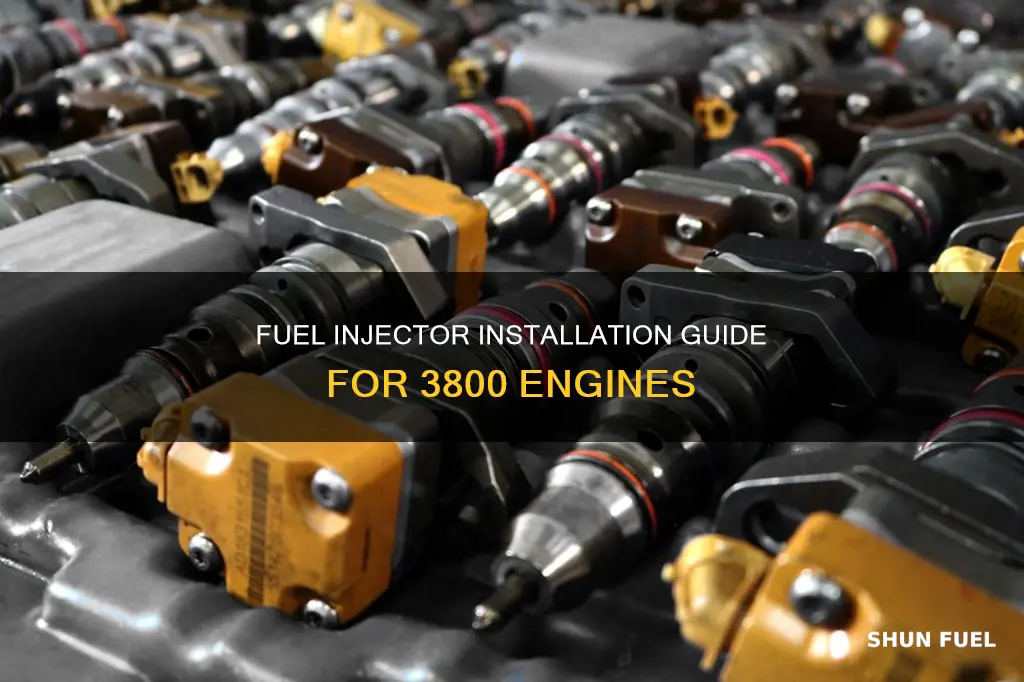 how to install fuel injectors 3800