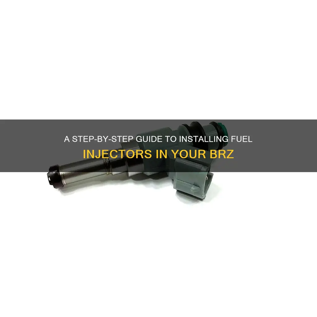 how to install fuel injectors brz