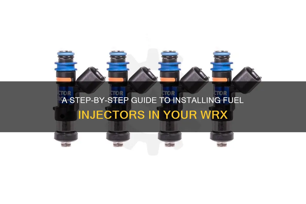 how to install fuel injectors wrx