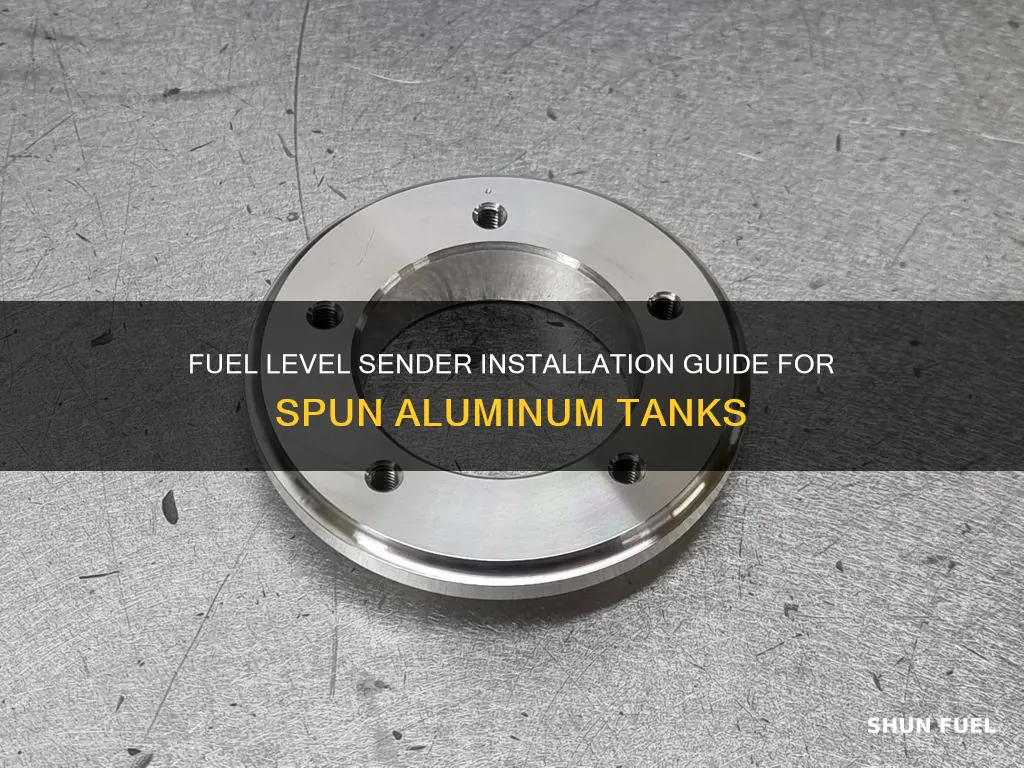 how to install fuel level sender spun aluminum fuel tank