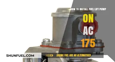 Step-by-Step Guide: Installing a Fuel Lift Pump on an AC 175