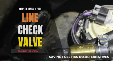 Mastering Fuel Safety: A Guide to Installing Check Valves