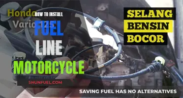 A Guide to Installing a Fuel Line on Your Motorcycle