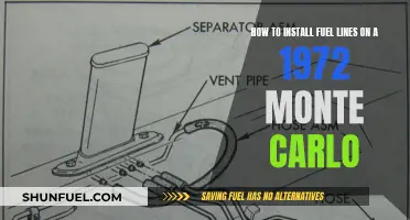 Fuel Line Installation Guide: 1972 Monte Carlo Edition