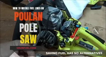 Fuel Line Installation: A Guide for Poulan Pole Saw Owners