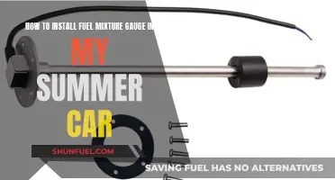 Installing a Fuel Mixture Gauge: Enhancing My Summer Car Experience