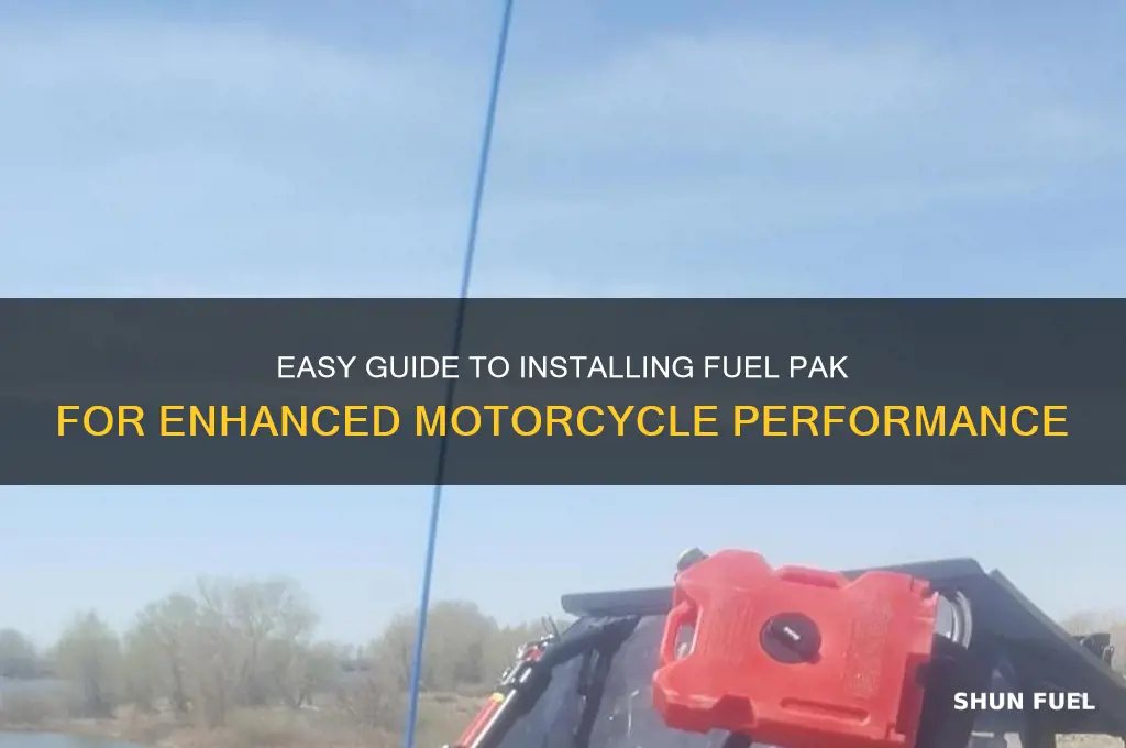 how to install fuel pak