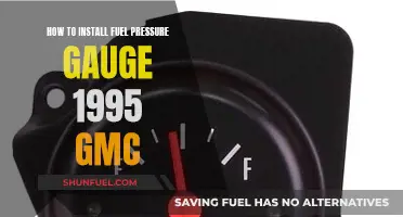 Installing a Fuel Pressure Gauge on a 1995 GMC