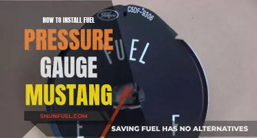 Fuel Pressure Gauge Installation Guide for Mustangs