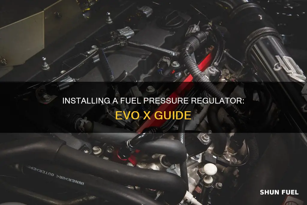 how to install fuel pressure regulator evo x