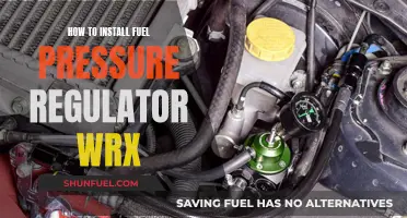 Installing a Fuel Pressure Regulator in Your WRX