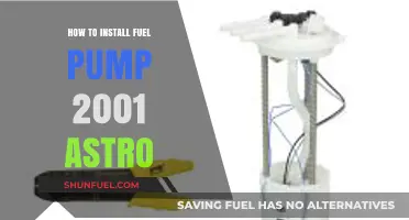 Step-by-Step Guide: Installing a Fuel Pump in a 2001 Astro Van