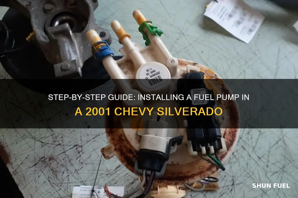 how to install fuel pump 2001 chevy silverado