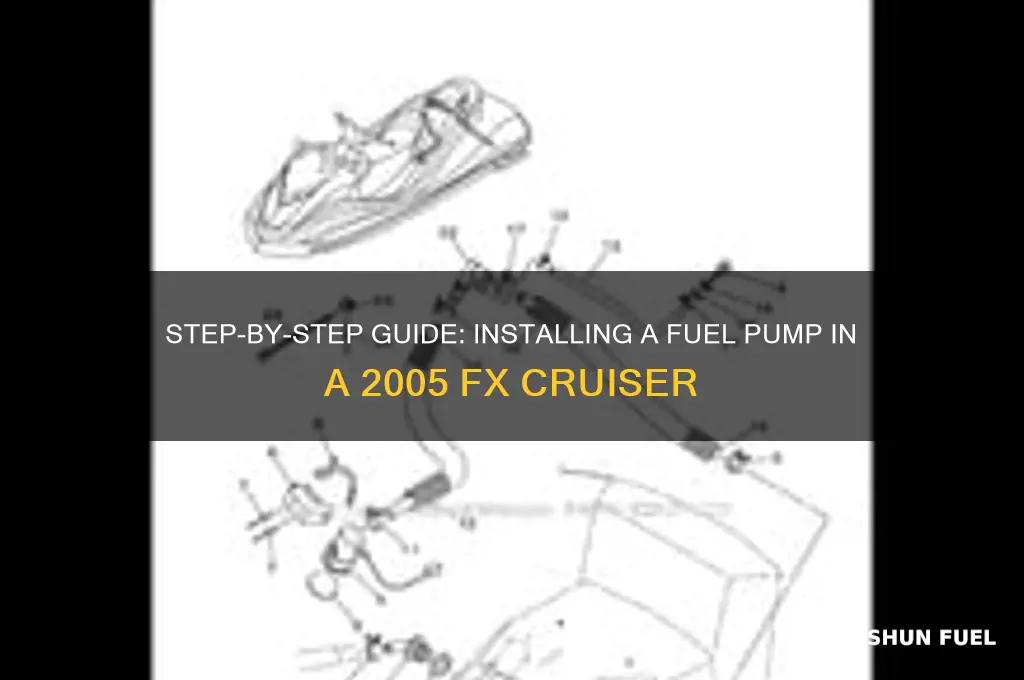 how to install fuel pump 2005 fx cruiser