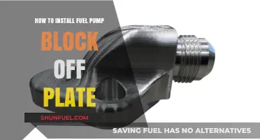 Step-by-Step Guide to Installing a Fuel Pump Block Off Plate