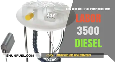 Dodge Ram 3500 Diesel Fuel Pump Installation Guide