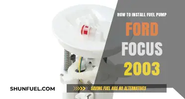 Step-by-Step Guide: Installing a Fuel Pump in a 2003 Ford Focus