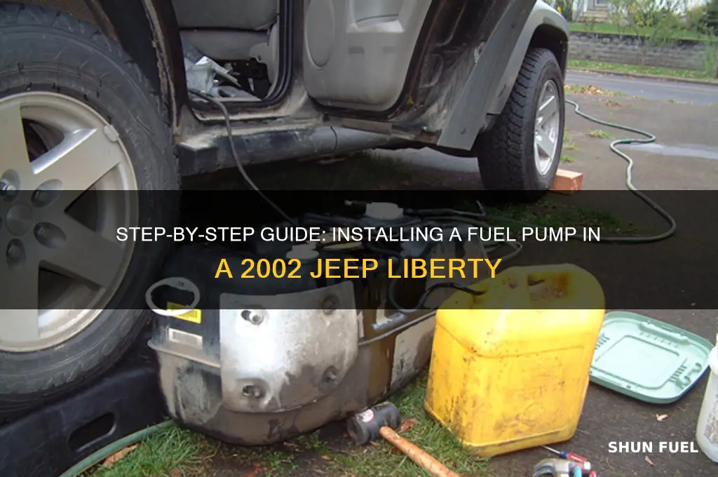 how to install fuel pump in 2002 jeep liberty