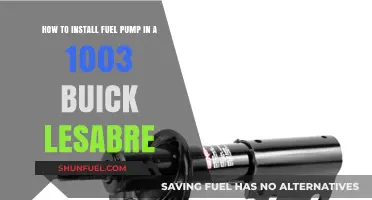 Step-by-Step Guide: Installing a Fuel Pump in a 2003 Buick LeSabre