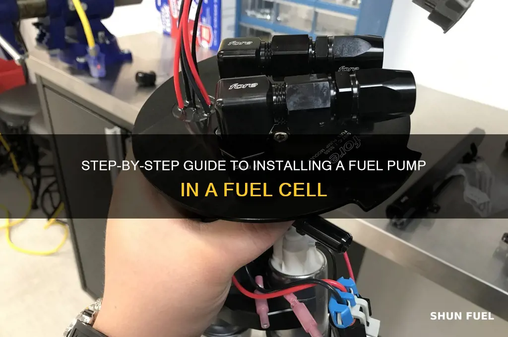 how to install fuel pump in fuel cell