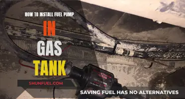 Guide to Installing a Fuel Pump in Your Gas Tank
