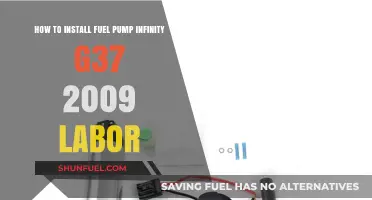 Step-by-Step Guide: Installing a Fuel Pump on a 2009 Infinity G37