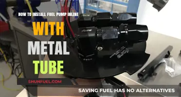 Installing a Fuel Pump Inline with Metal Tubing: Step-by-Step Guide