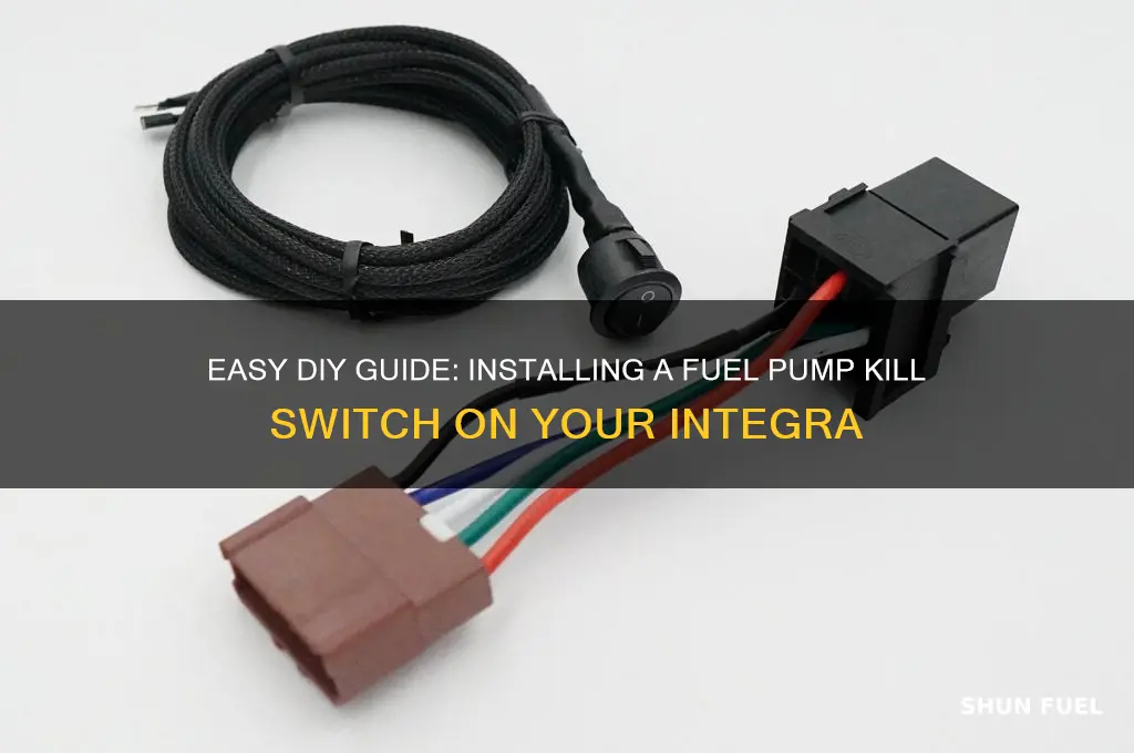 how to install fuel pump kill switch integra