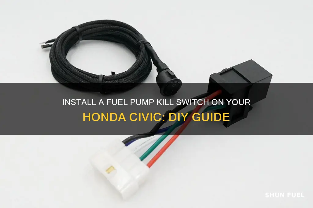 how to install fuel pump kill switch on honda civic
