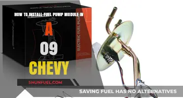 Installing a Fuel Pump Module in a 2009 Chevy: Step-by-Step Guide