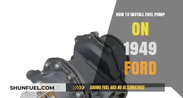 Installing a Fuel Pump on a 1949 Ford: Step-by-Step Guide