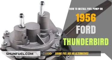 Installing a Fuel Pump on Your 1956 Ford Thunderbird: Step-by-Step Guide