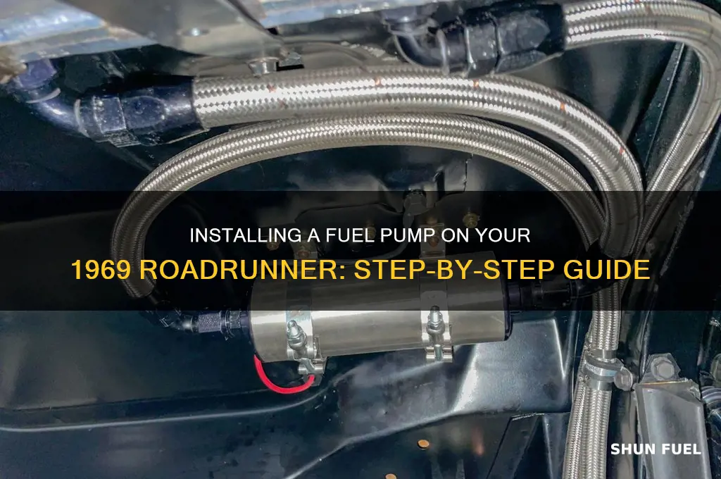 how to install fuel pump on 1969 roadrunner
