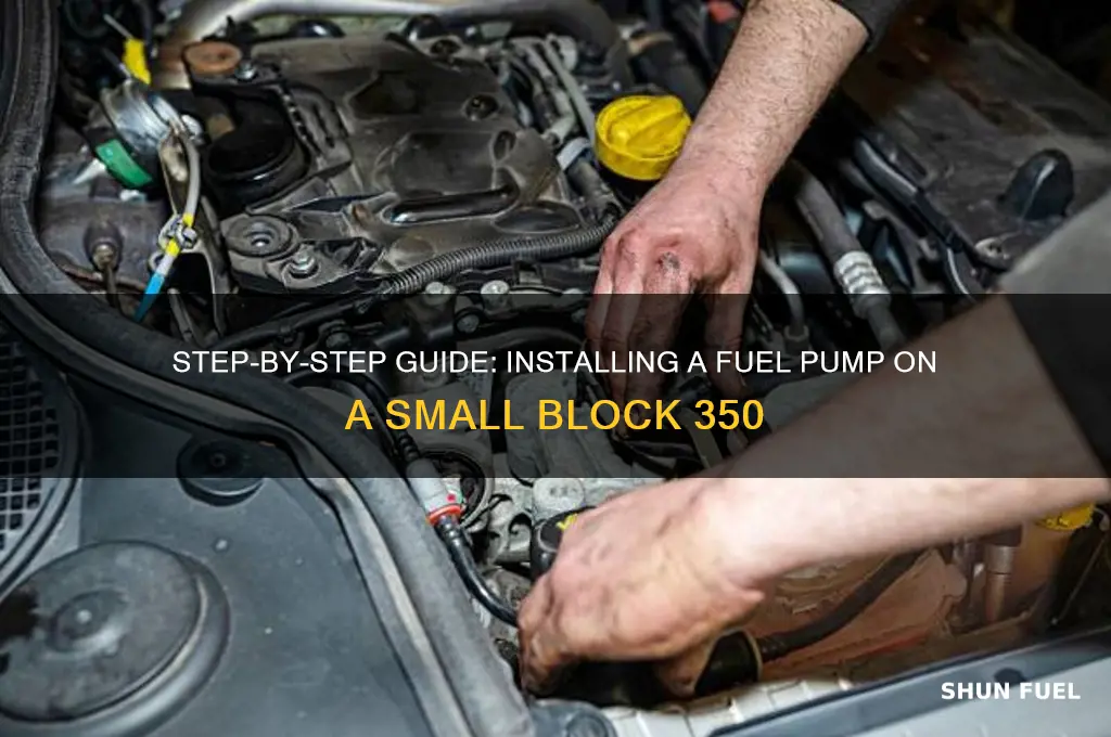 how to install fuel pump on small block 350