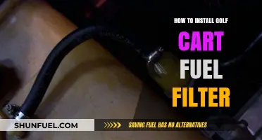 Golf Cart Fuel Filter: Installation Guide