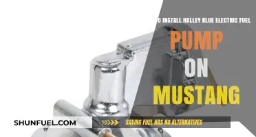 Installing Holley Blue Electric Fuel Pump on Your Mustang: Step-by-Step Guide