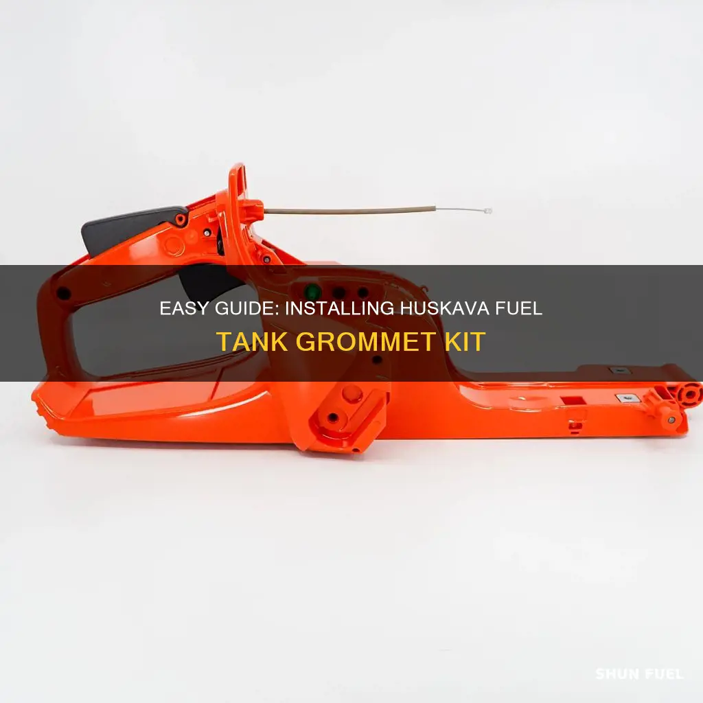 how to install huskava fuel tank grommet kit