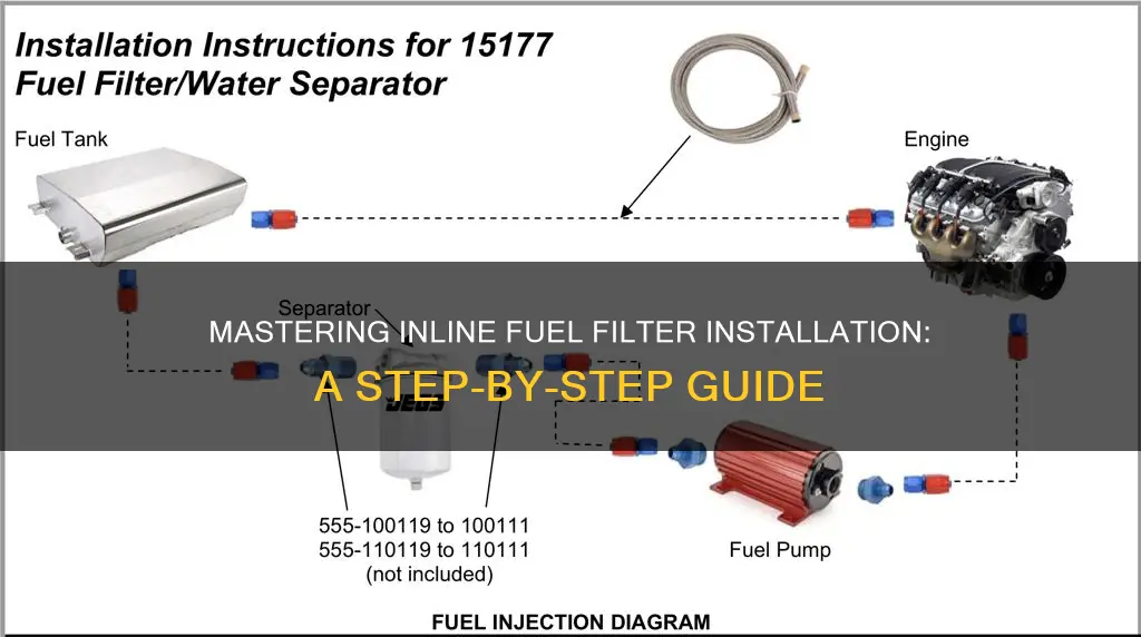 how to install in line fuel filter